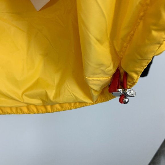 Polo Ralph Lauren Puffer Jacket Down Fill Glacier Hooded Yellow Blue - Picture 8 of 16